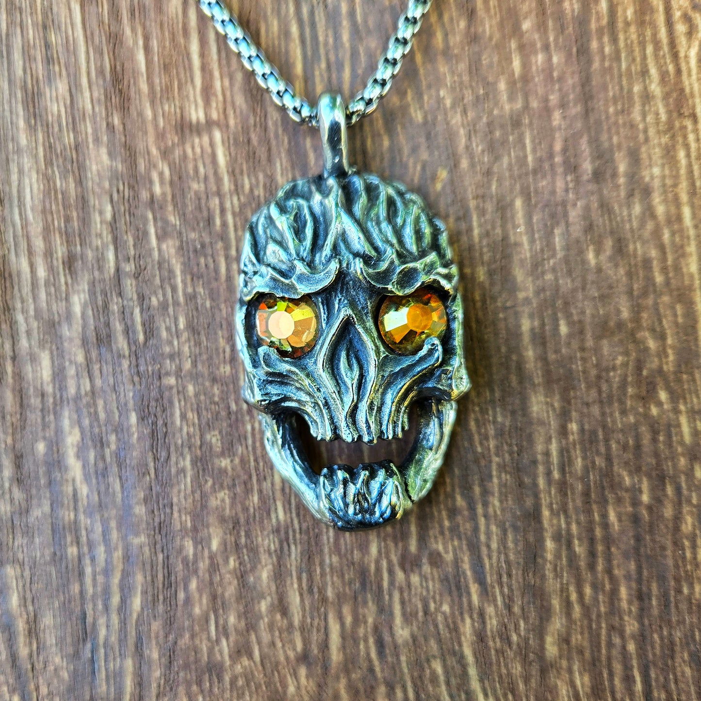 Flaming Skull