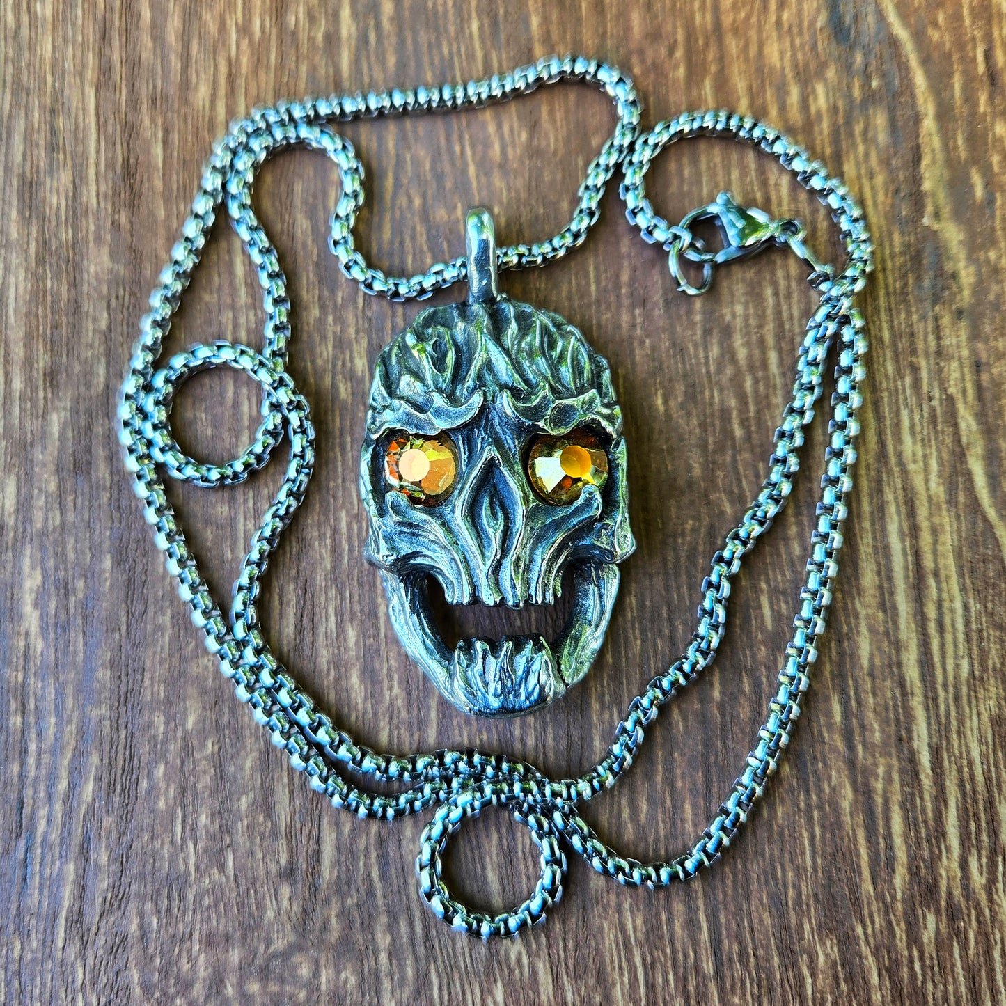 Flaming Skull