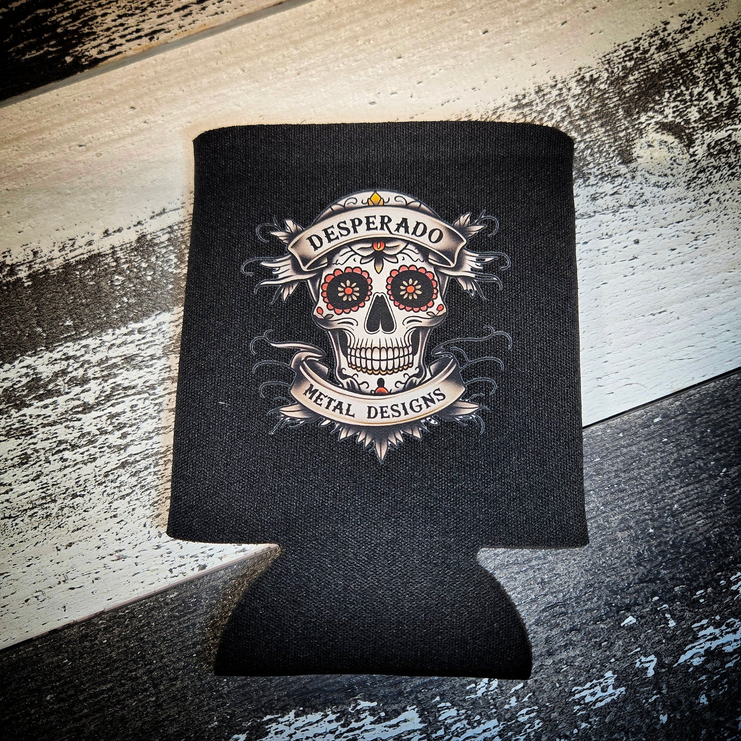 Tattoo Sugar Skull Koozie