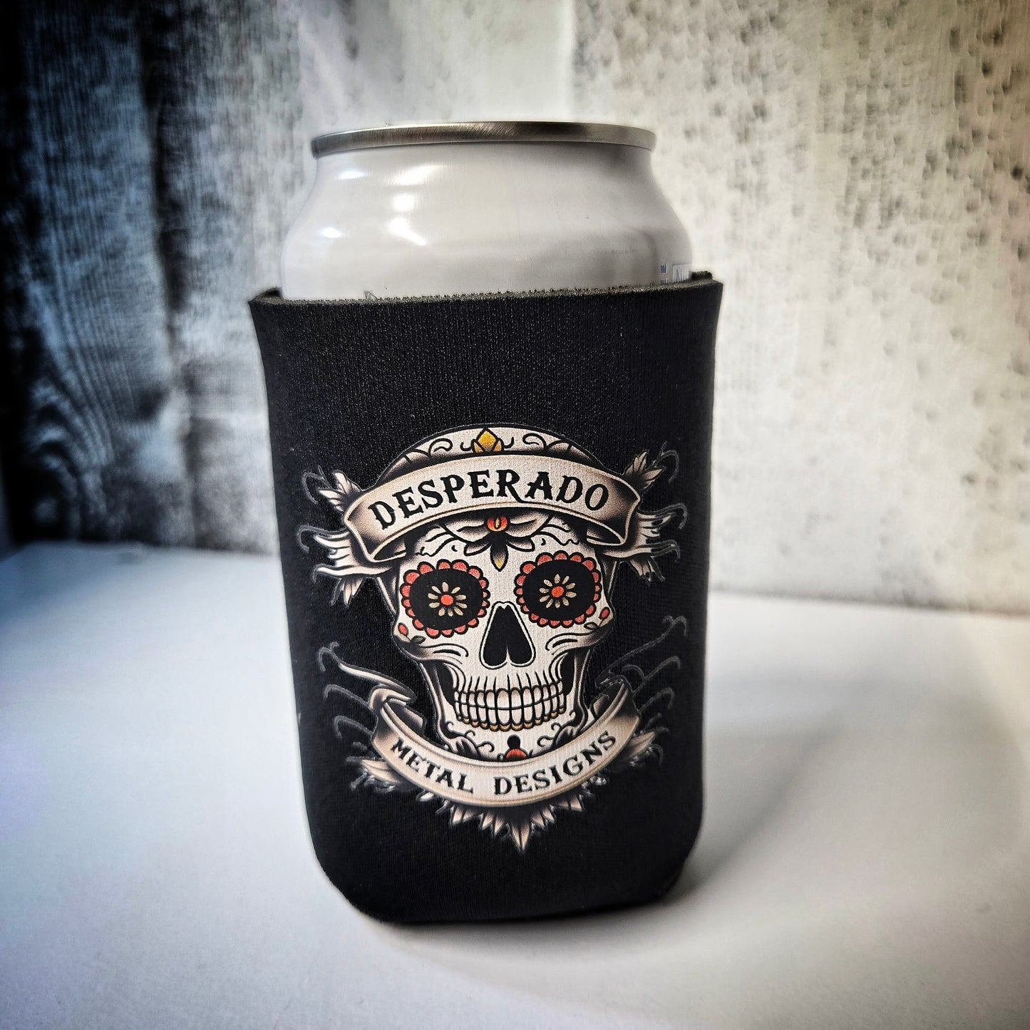 Tattoo Sugar Skull Koozie
