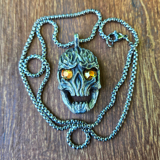 Flaming Skull