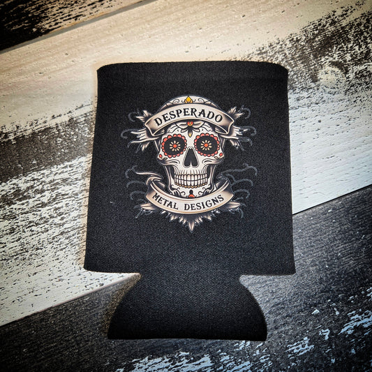 Tattoo Sugar Skull Koozie